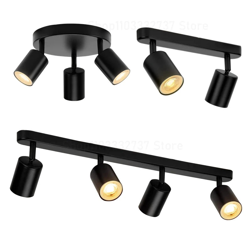 Modern LED Ceiling Lights Kitchen Fixtures Dining Room Background Decoration Lampshade Adjustable Stairs Aisle Lamp