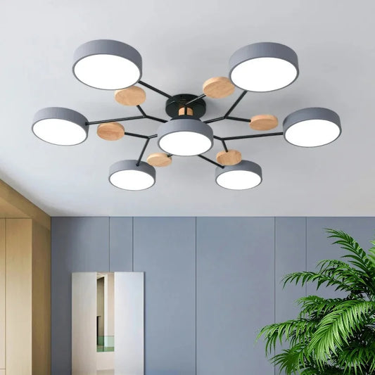 Modern LED Chandelier Dimmable Pendant Light