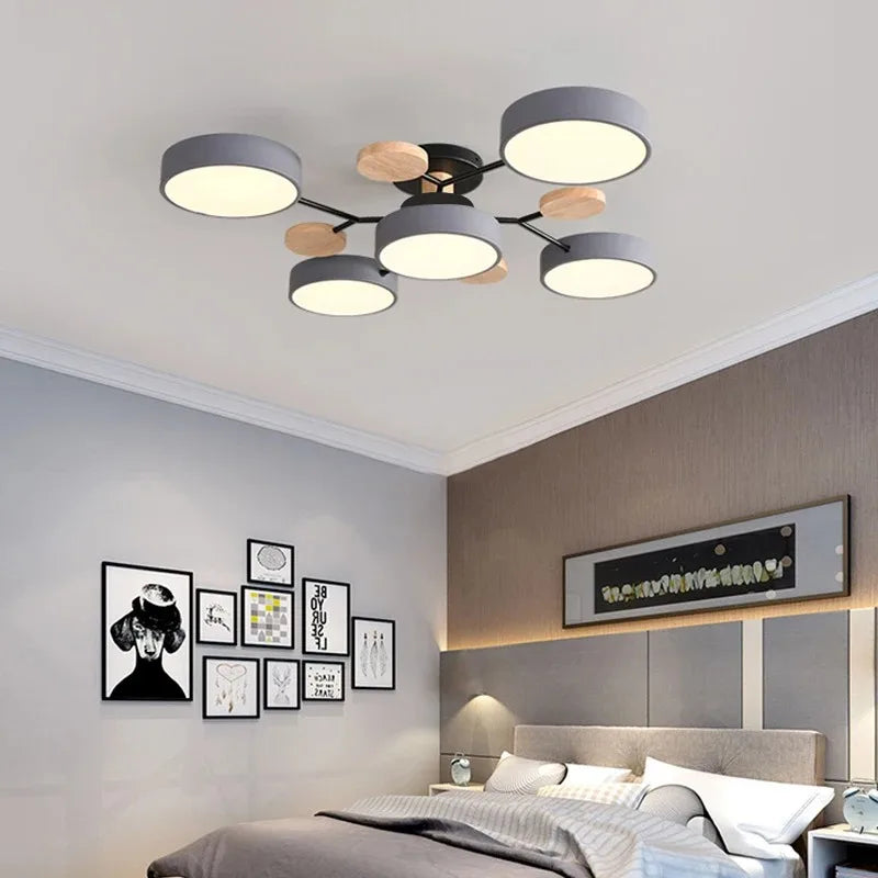 Modern LED Chandelier Dimmable Pendant Light