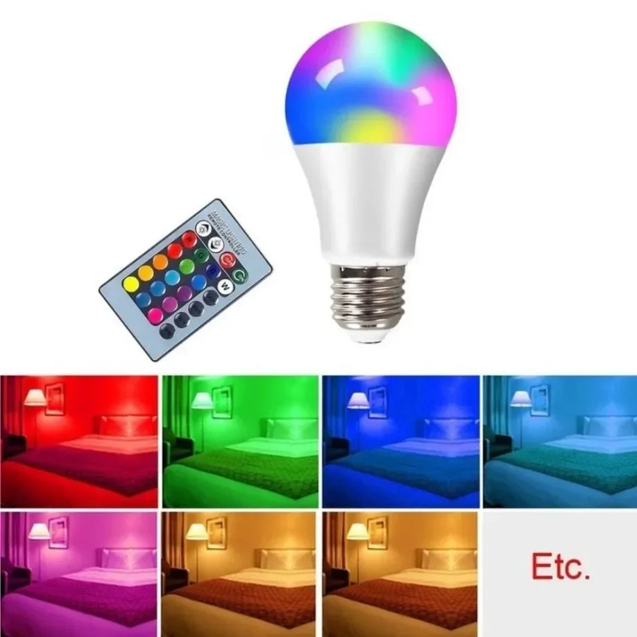 Smart Control Color Changing LED Light bulb Dimmable 5W 10W 15W RGBW