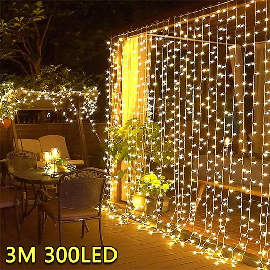 LED Curtain String LightsDecoration USB (3M, 2M, 1M length)