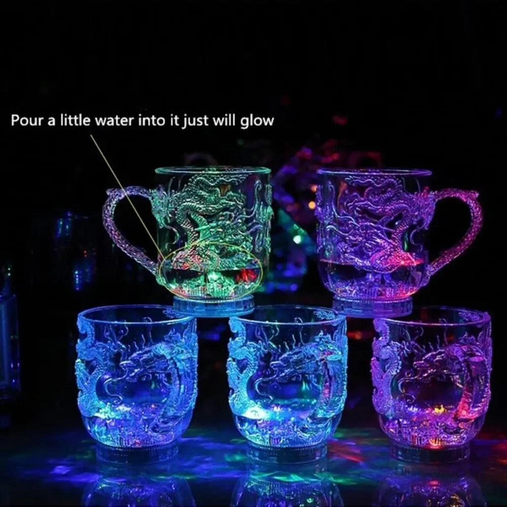 Water Activated Color-Changing LED Dragon Mug