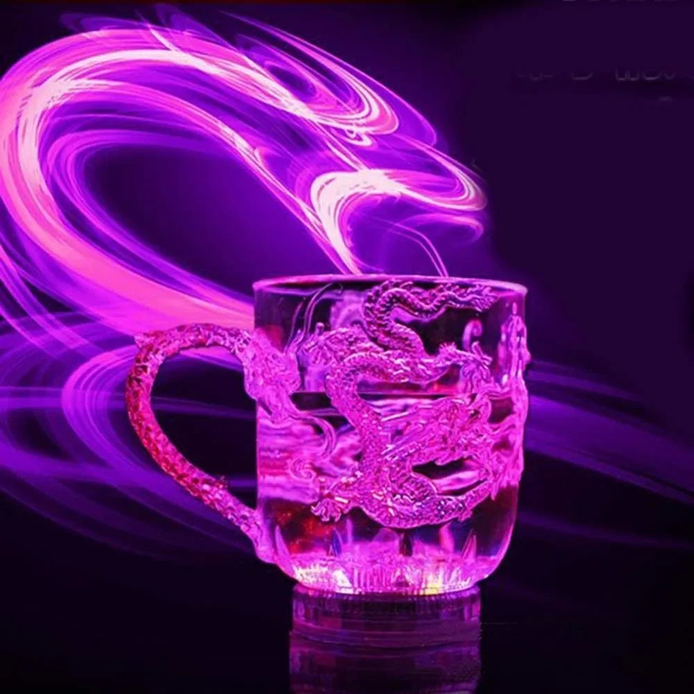 Water Activated Color-Changing LED Dragon Mug