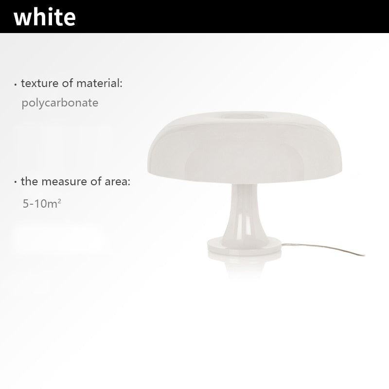 Mushroom LED Table Lamp Room Decoration Minimalist Desk Lights