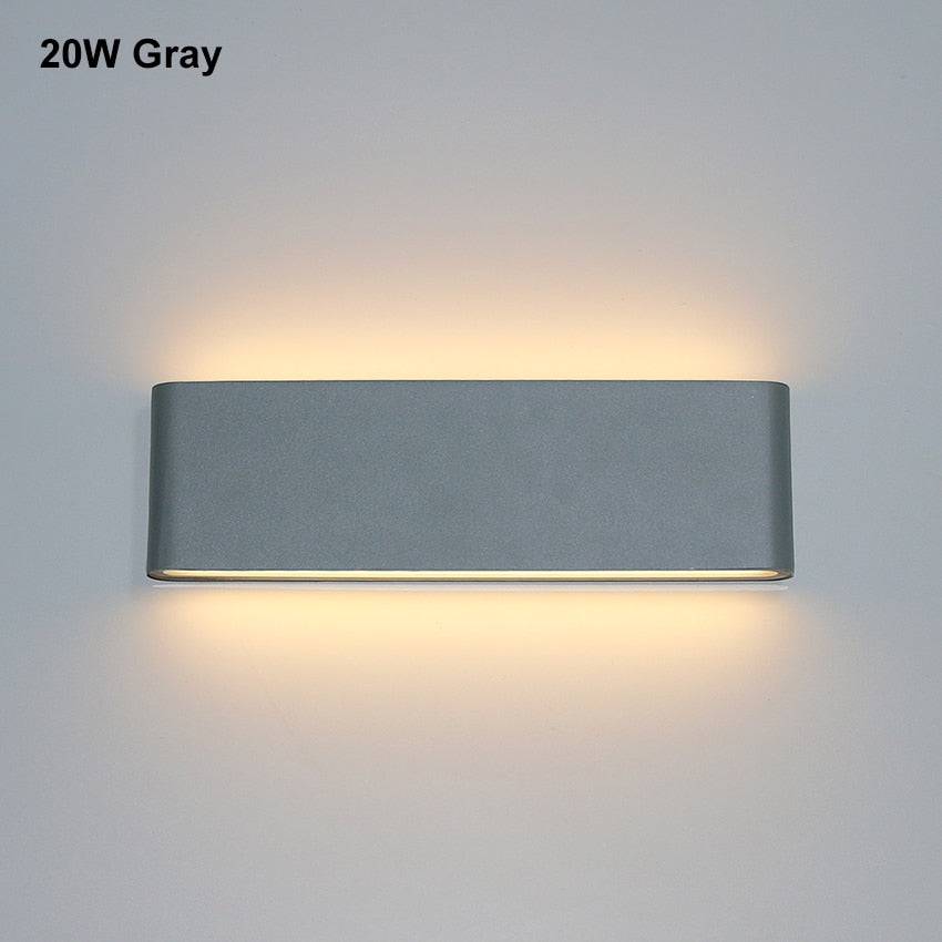 Indoor/Outdoor Waterproof LED Aluminum Wall Lamps Corridor Wall Sconce